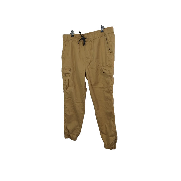 Aeropostale Men's XL Brown Cargo Jogger Pants Pullon Elastic Waist Casual - Picture 2 of 9